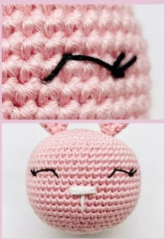 bunny lovey crochet pattern