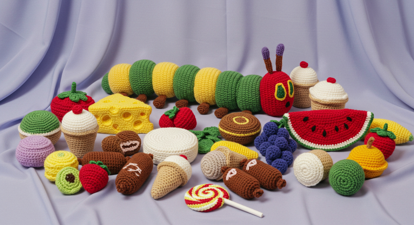 hungry caterpillar crochet pattern
